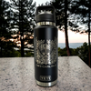 Personalized Seafoam Color YETI Rambler Stainless Steel Bottle, Vacuum Insulated Custom Bottle, Laser Engraved Bottle in Different Size