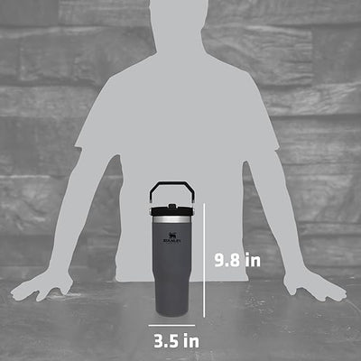 Stanley IceFlow Stainless Steel Tumbler, Personalized Stainless Steel Tumbler, Laser Engraved Tumbler, 20oz,30oz.