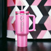Stanley x Starbucks Quencher 40oz Tumbler Winter Pink, Personalized Tumbler With Lid and Straw, Laser Engraved Tumbler, Drinkware, SportsStanley x Starbucks Quencher 40oz Tumbler Winter Pink, Personalized Tumbler With Lid and Straw, Laser Engraved Tumbler, Drinkware, Sports