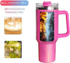 Stanley x Starbucks Quencher 40oz Tumbler Winter Pink, Personalized Tumbler With Lid and Straw, Laser Engraved Tumbler, Drinkware, SportsStanley x Starbucks Quencher 40oz Tumbler Winter Pink, Personalized Tumbler With Lid and Straw, Laser Engraved Tumbler, Drinkware, Sports