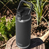 YETI Rambler 26oz 2.0 Stainless Steel Water Bottle, Personalized Vacuum Insulated Bottle, Laser Engraved Water Bottle with Straw Cap, Drinkware
