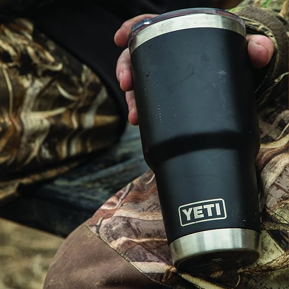 YETI Rambler Tumbler Stainless Steel, Personalized Stainless Steel Tumbler, Laser Engraved Tumbler, 30oz 12 engraving lounge