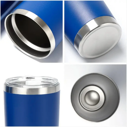 20oz Stainless Steel Thermal Mug - Vacuum Leakproof Water Bottle with Lid for Tea, Coffee - Insulated Drinkware for Hot and Cold Beverages - Engraving Lounge